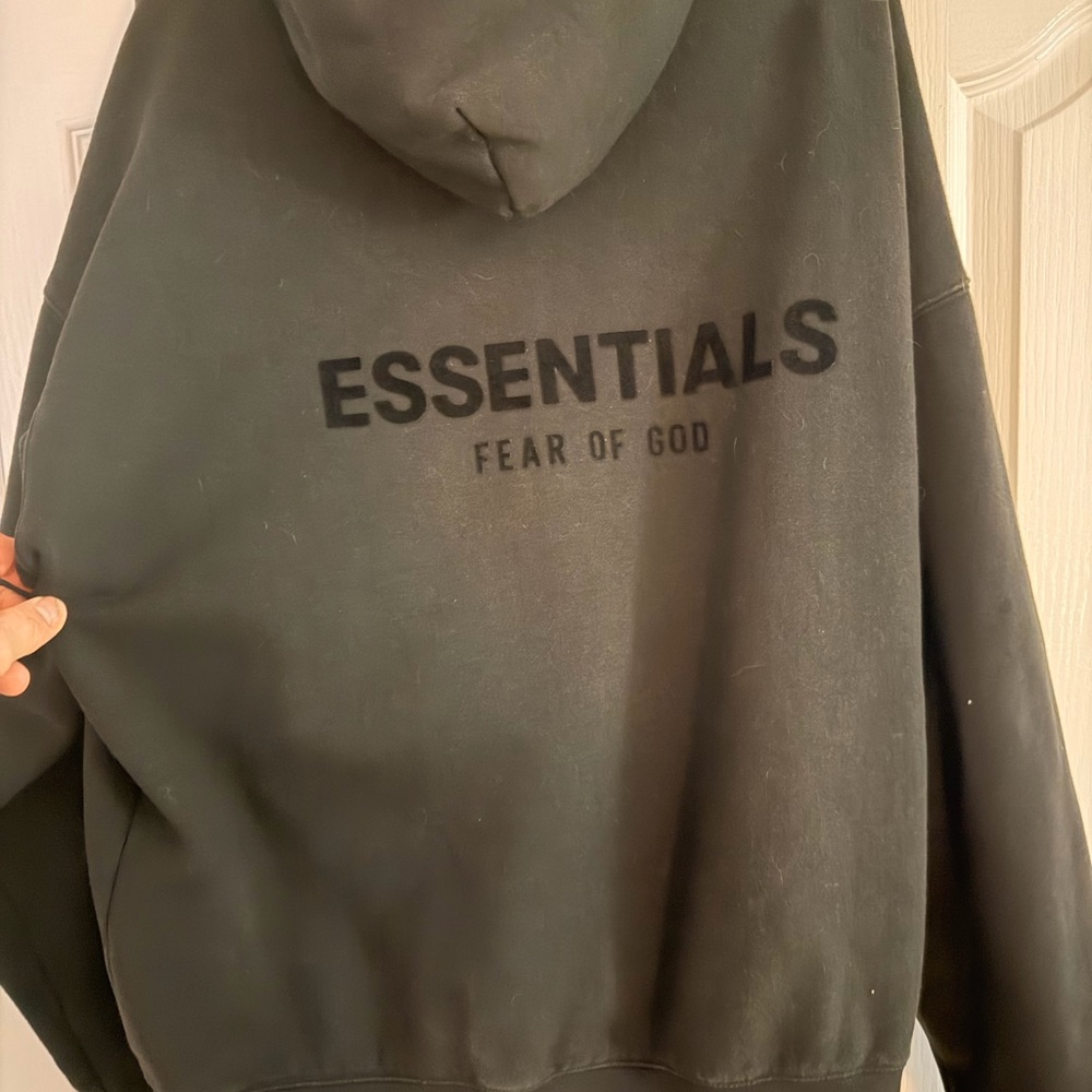 Essentials Black Logo Sweatshirt - image 7